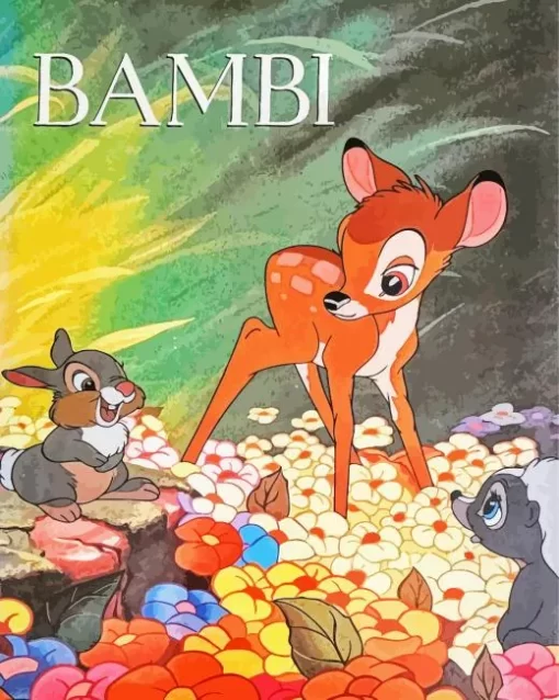 Bambi Animation Poster Diamond Painting