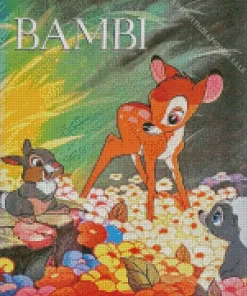 Bambi Animation Poster Diamond Painting