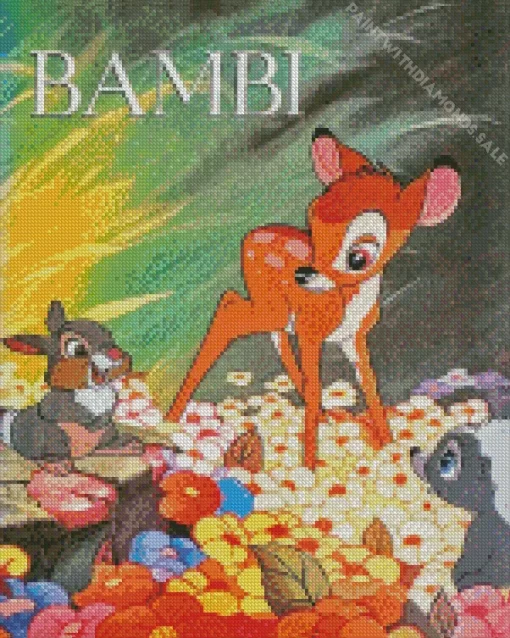 Bambi Animation Poster Diamond Painting