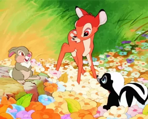 Bambi Characters Diamond Painting