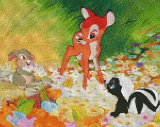 Bambi Characters Diamond Painting