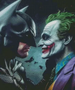 Batman And Joker Diamond By Numbers