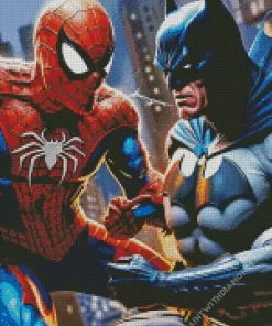 Batman And Spider Man Diamond Paintings