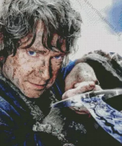 Bilbo Baggings Lord of the rings Diamond By Numbers