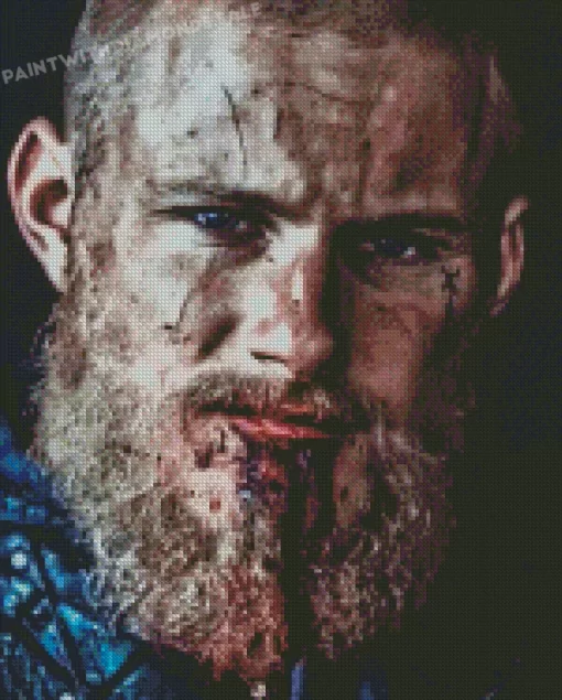 Bjorn Lothbrok Vikings Character diamond paints