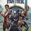 Black Panther Marvel Movie Diamond With Numbers