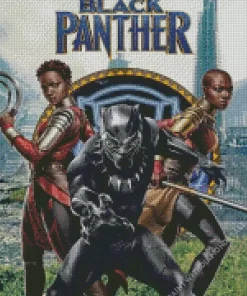 Black Panther Marvel Moviee Diamond Paintings