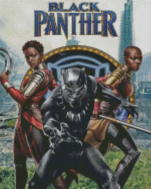 Black Panther Marvel Moviee Diamond Paintings