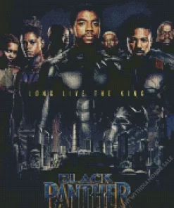 Black Panther Movie Poster Diamond Paintings