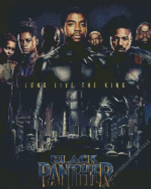 Black Panther Movie Poster Diamond Paintings