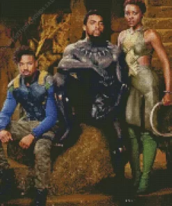 Black Panther Wakanda Forever4 Diamond Paintings