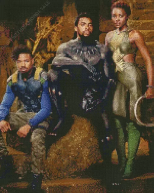 Black Panther Wakanda Forever4 Diamond Paintings