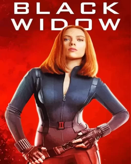 Black Widow Movie Poster Diamond Paints