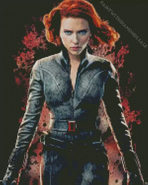 Black Widow Natasha Character Diamond Dotz