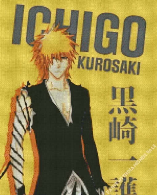 Bleach Ichigo Kurosaki Poster Diamond Dotz