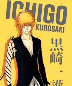 Bleach Ichigo Kurosaki Poster Diamond Paintings