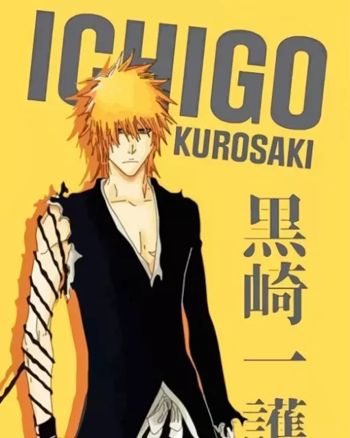 Bleach Ichigo Kurosaki Poster Diamond Paintings