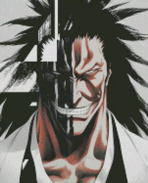 Bleach Kenpachi Zaraki Diamond Dotz