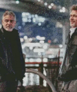 Brad Pitt And George Clooney Diamond Painting