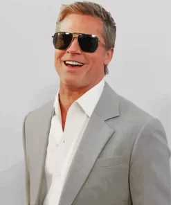 Brad Pitt Smiling Diamond Painting