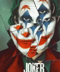 Broken Mirror Joker Diamond Paintings