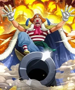 Buggy The Clown One Piece Anime Diamond Paintings