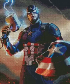 Captain America Diamond Paintings