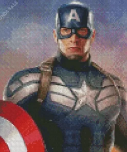 Captain America Character Diamond Painting