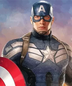 Captain America Character Diamond Painting