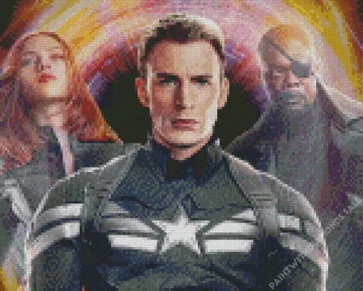 Captain America Characters Diamond Painting