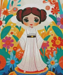 Cartoon Princess Leia diamond paints