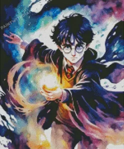 Cartoon harry potter diamond dotz