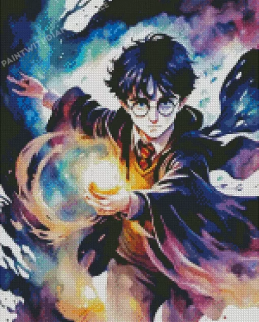 Cartoon harry potter diamond dotz