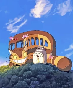 Catbus My Neighbor Totoro Diamond Paints