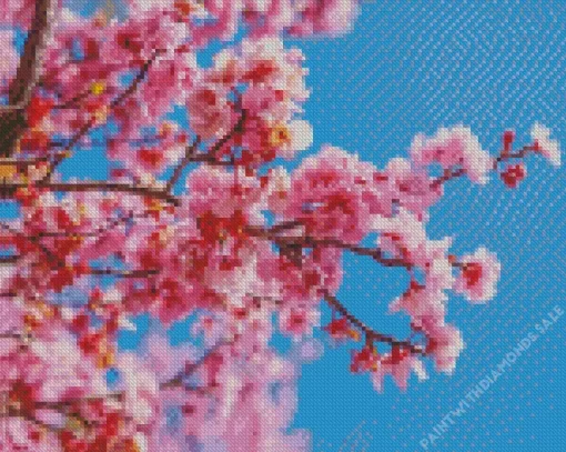 Cherry Blossoms Tree Diamond Painting