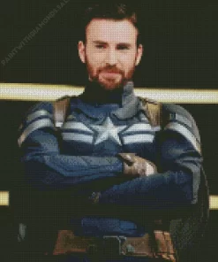 Chris Evans Captain America Diamond Painting