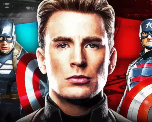 Chris Evans The Avengers Diamond Painting