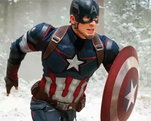 Chris Evans In The Avengers Diamond Painting