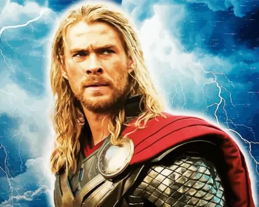 Chris Hemsworth The Avengers Diamond Painting