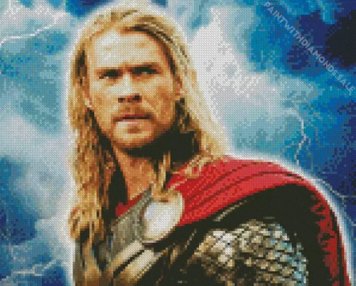 Chris Hemsworth The Avengers Diamond Painting