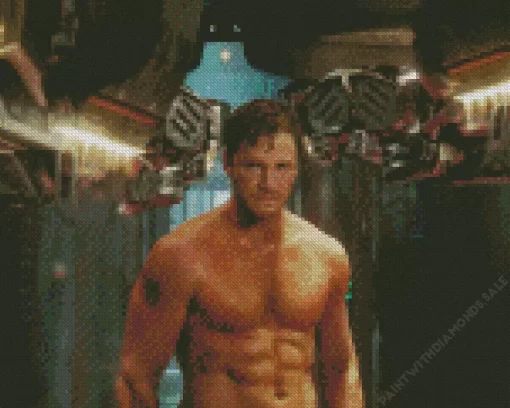 Chris Pratt Guardians Of The Galaxy Diamond Painting