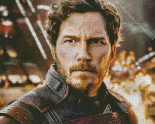 Chris Pratt in Guardians Of The Galaxy Diamond Painting