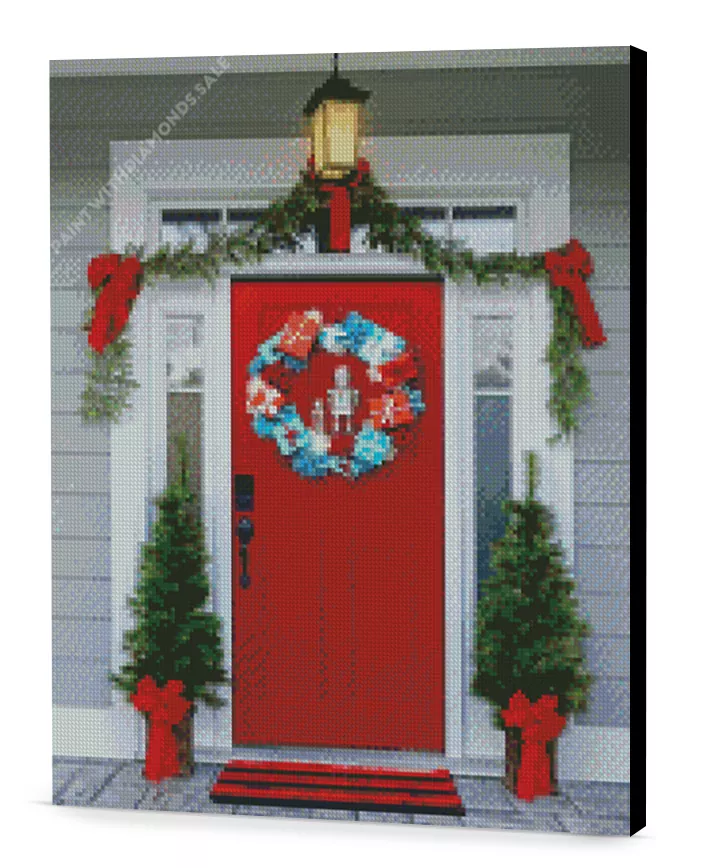 Christmas Door Christmas Diamond Painting