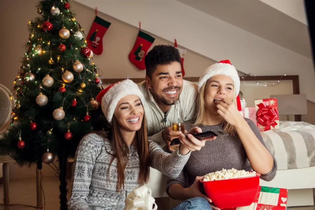 Host a Christmas Movie Marathon Christmas Spirit