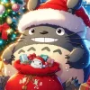 Christmas Totoro Diamond Paints