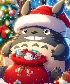 Christmas Totoro Diamond Paints