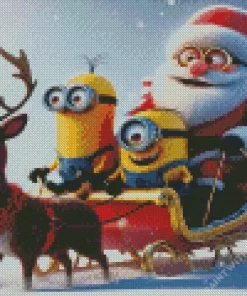 Christmas Minions Diamond Paintings