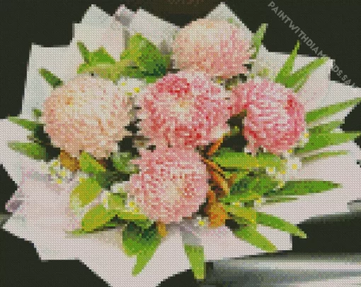 Chrysanthemum Bouquet Diamond Painting