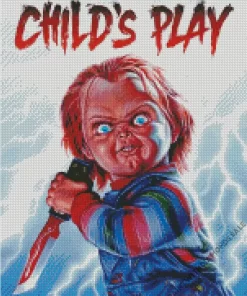 Chucky Movie Poster Diamond Dotz