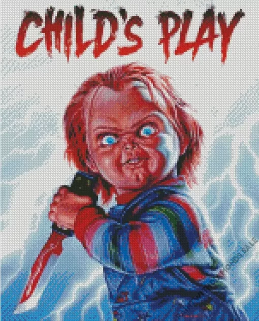 Chucky Movie Poster Diamond Dotz